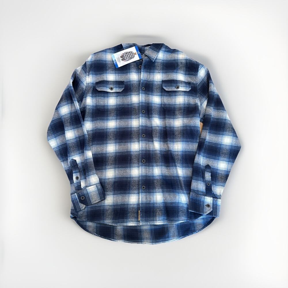 Jachs‎ Flannel Large Tall Blue